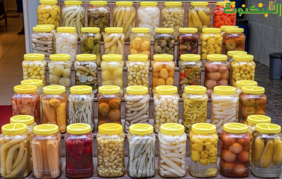مشروع بيع مخللات أو صلصات منزلية
