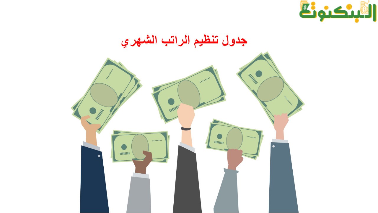 جدول تنظيم الراتب الشهري