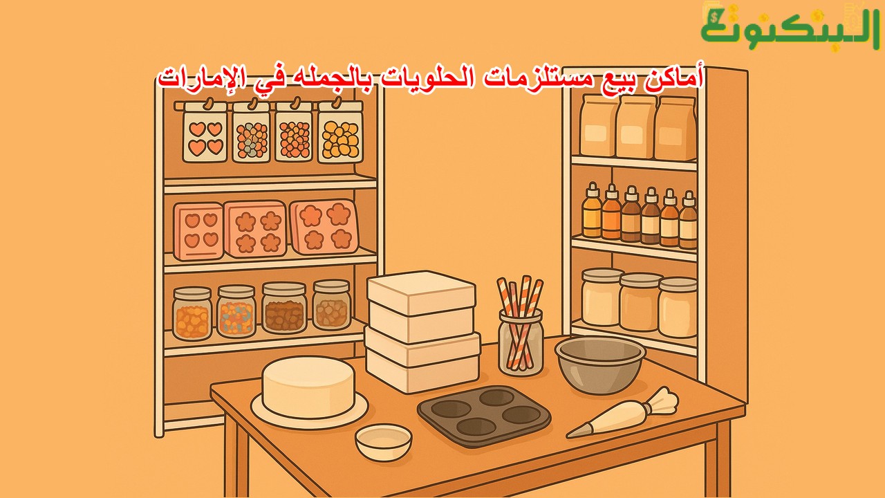 أماكن بيع مستلزمات الحلويات بالجمله في الإمارات