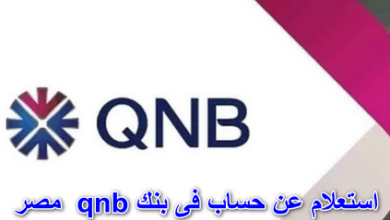 استعلام عن حساب فى بنك qnb مصر