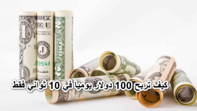 كيف تربح 100 دولار يوميا في 10 ثواني فقط