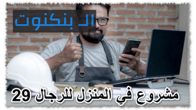 29 مشروع فى المنزل للرجال