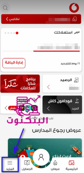 طريقة شحن الرصيد من انا فودافون
