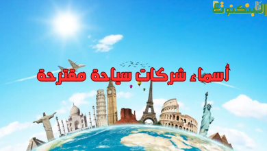 أسماء شركات سياحة مقترحة